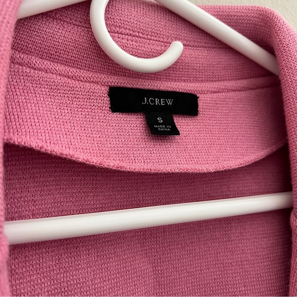 J. Crew Pink Sophie Open Front Cardigan Blazer Sweater Size Small Pink - Picture 2 of 3